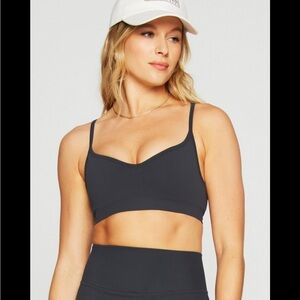 Fabletics Women's Seamless Bra - Dark Gray